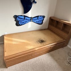 Two Piece Twin Size Bed Frame