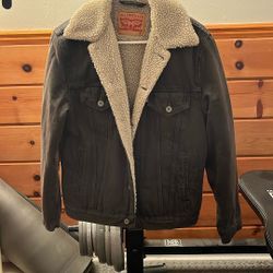 Small Men’s Sherpa Jacket Dark Grey