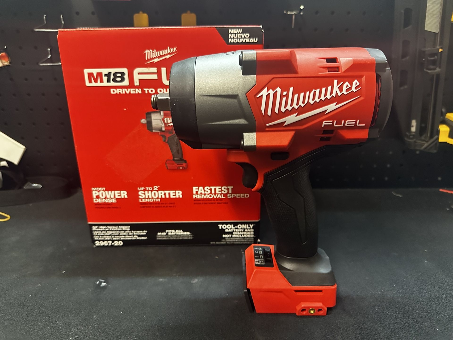 Milwaukee M18 FUEL 18V 1/2 in High torque Impact Wrench with Friction Ring. 1600ft lb torque NEW