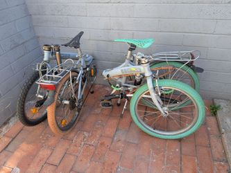 2 Dahon Folding Bikes - $100  Each/ $180 Pair