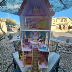 Kid Craft Beauty N The Beast Doll House. Quality Made. Retails For $320 + Tax. $100