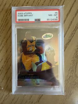 2003 eTOPPS KOBE BRYANT PSA 8