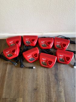$5 each- Milwaukee M12 Chargers