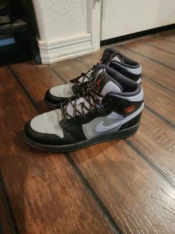 Jordan Ones Black And Gray Size 6Y