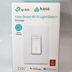 Kasa Smart Dimmer Switch HS220 2.4GHz Wi-Fi Light Switch (Alexa, Google Home)
