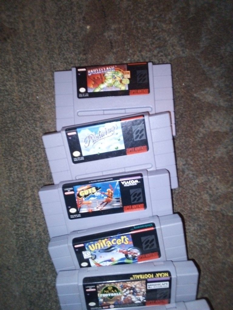 Super Nintendo Games 