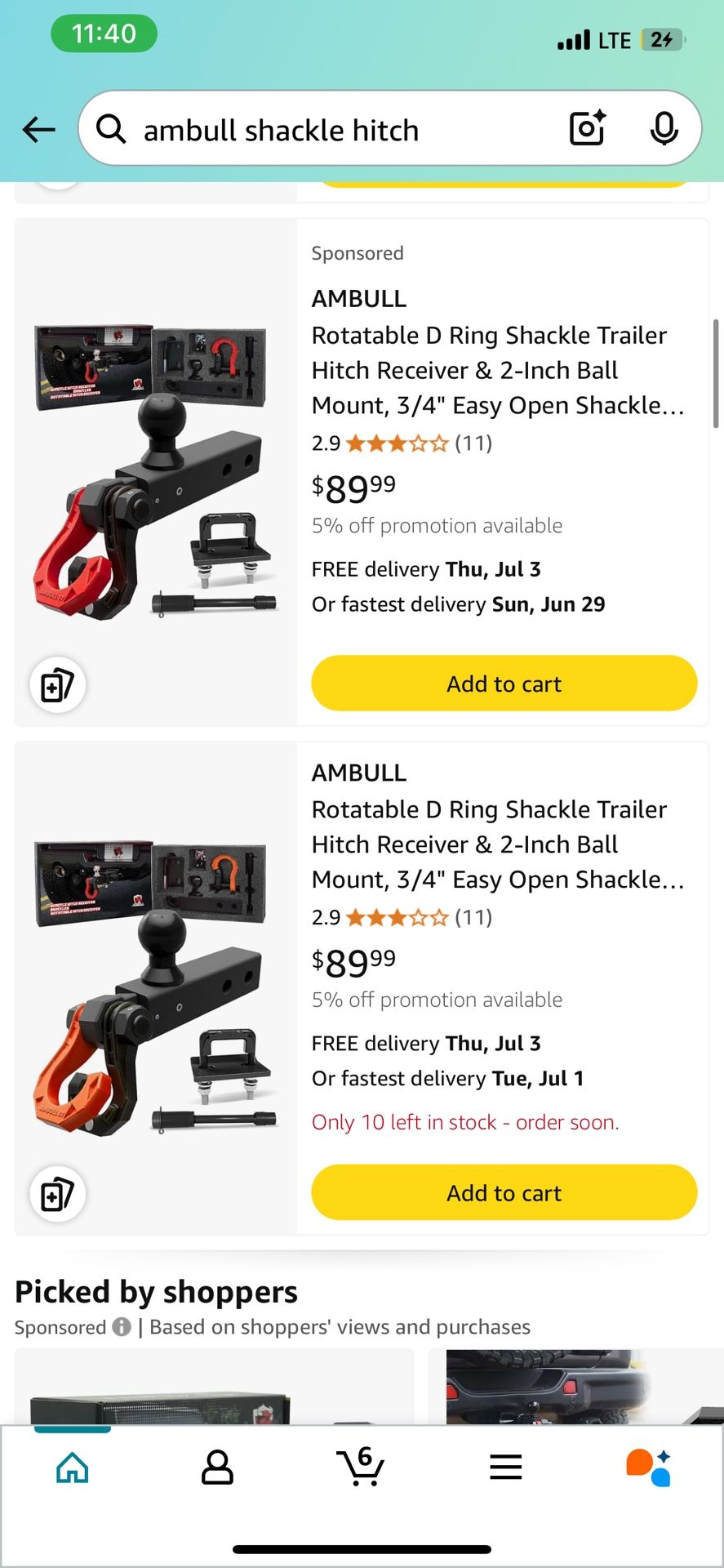 Ambull Hitch Kit