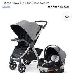 Chicco Bravo 3-in-1 Trio Travel System