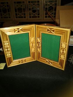 Hand inlaid picture frame