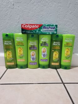 Garnier shampoo and conditioners $20
