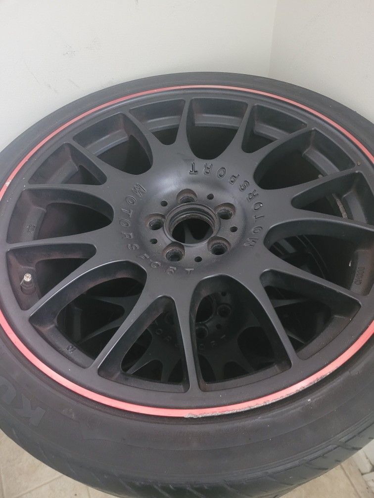 5x100 Wheels 18x8 Needs TIRES