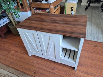 Large Kitty Cat Litter Cabinet Enclosure with Litter Collector