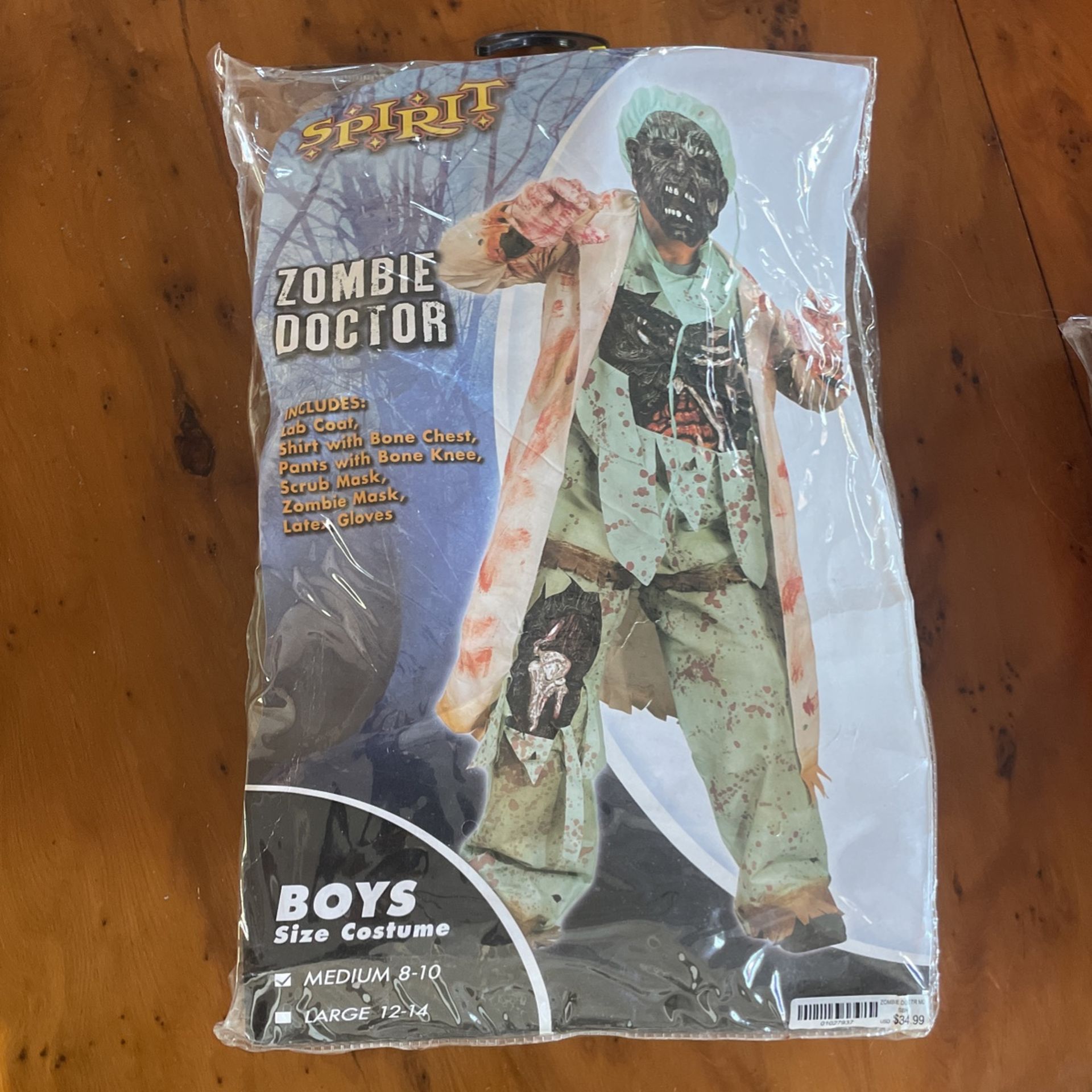 Halloween Costume. Zombie Doctor
