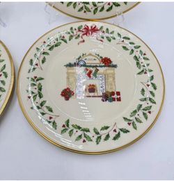 LENOX Annual Christmas Plate 1993 No Box Excellent Conditioner