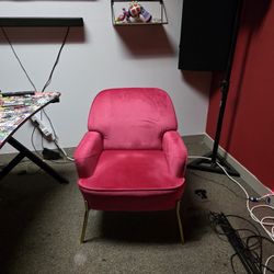 2 Pink Salon Style Chairs