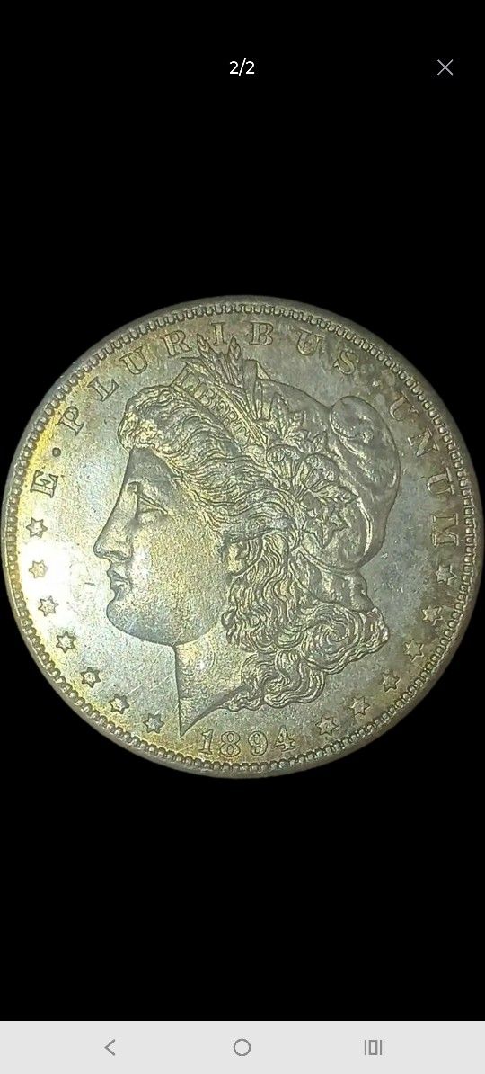 1894 S Morgan Silver Dollar San Fransisco Mint Uncirculated