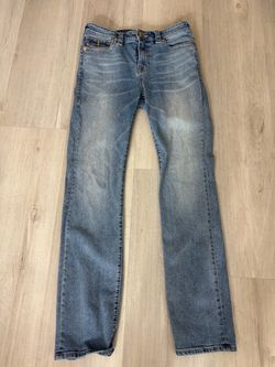 True Religion Billie Mid Rise Straight Jean