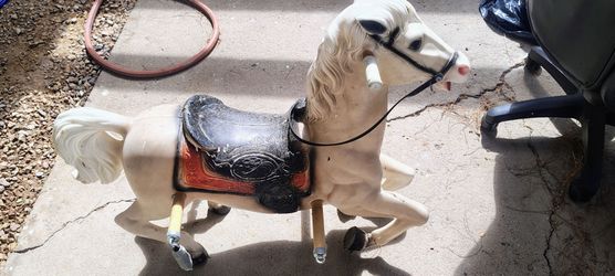 Vintage Spring Rocking Horse - Body Only (Great for Restoration/Decor)