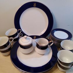 Cobalt Blue Homer Laughlin and Royal Castle China

