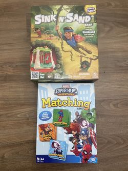 Sink And Sand Game And Matching Game