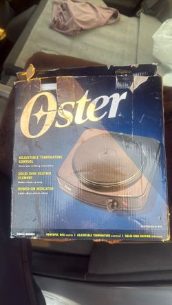 Oster Sungle burner adjustable temp