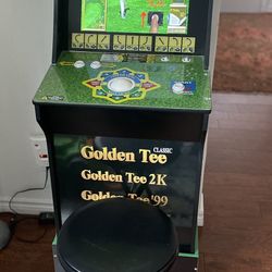 Golden Tee Arcade 1 up Machine W/ Riser
