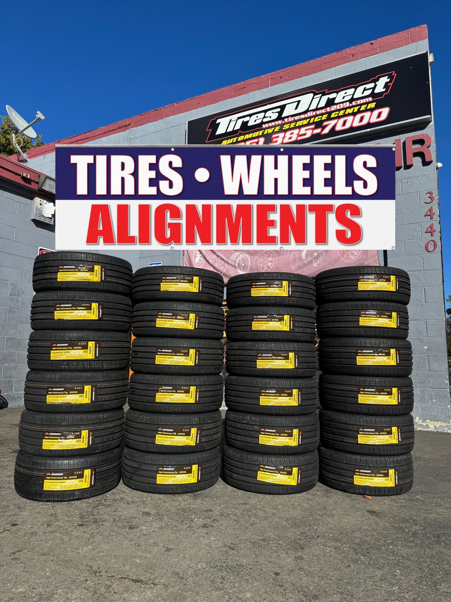 205-65-16 Tires 350$ Installed Get Free Alignment