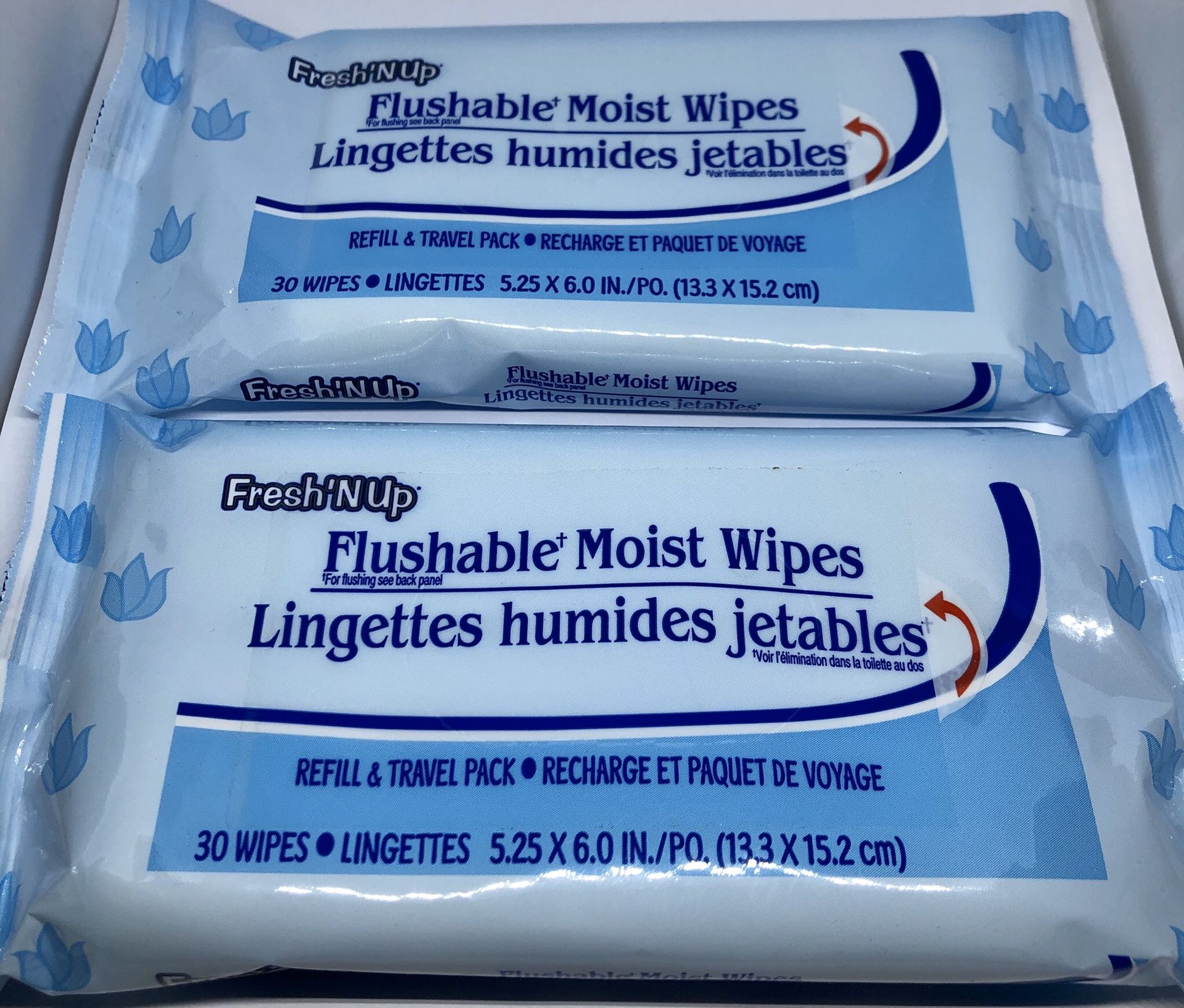 Fresh 'N Up Flushable Moist Wipes 2pk 30ct. for Sale in Greenfield, WI