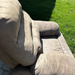 Free Microfiber Recliner Rocker. Everything Works.