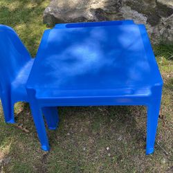 Kids Table And 1 Chair