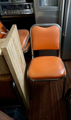 Retro Chrome Kitchen Chair