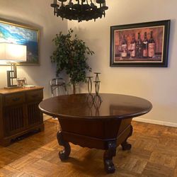 Cherrywood ! Dining Room Table! Originally A Few Thousand Dollars!!!