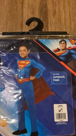 NEW Superman Costume Large 10-12 Halloween