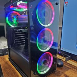 Gaming PC With RGB, NVME DRIVE, 8TB HDD