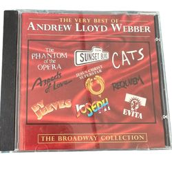 This CD features the Best of Andrew Lloyd Webber: Broadway Collection, a compilation of cast recordings from some of his most popular musicals. The di