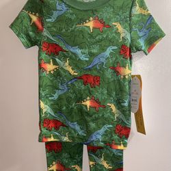 New Boys 4T Dinosaur Pajama Set