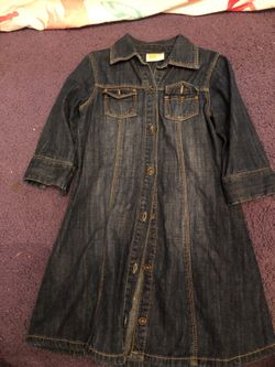 Girls Denim Shirtdress Size 6