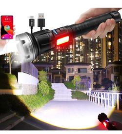 Rechargeable Flashlight And Power Bank