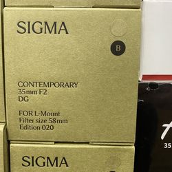 Sigma 35 F2 L Mount