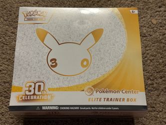 Pokemon 30th Anniversary Celebration pokemon center  ETB