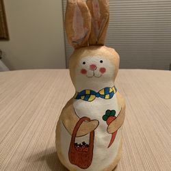 Bunny - Easter Decor - Canvas-like Material 10 3/4” Tall
