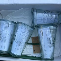 Start Bucks Glass Cups 