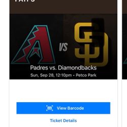 (Tucanes de Tijuana Concert Included!) SUNDAY San Diego Padres vs Arizona Diamondbacks 