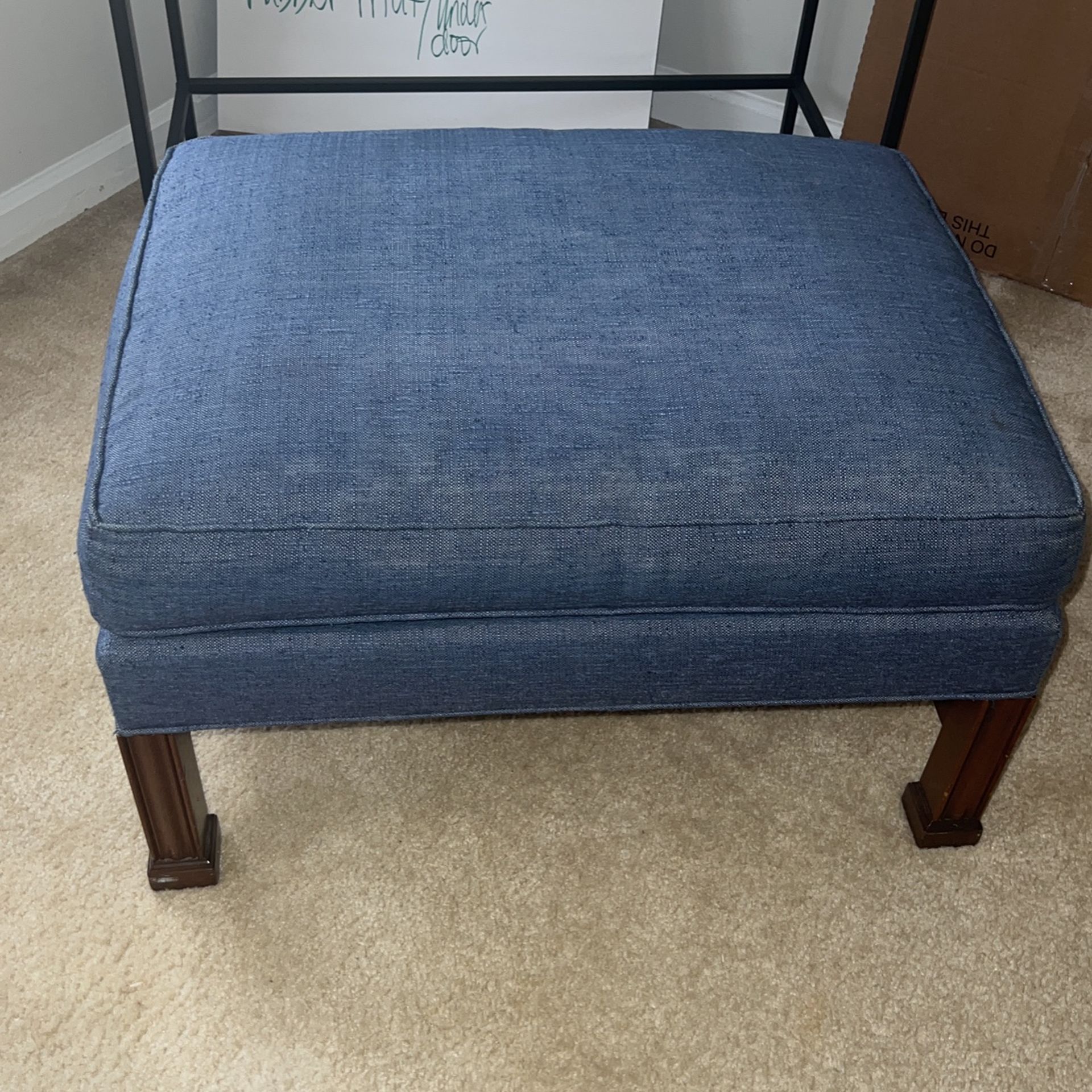 Vintage Stool/Ottoman: Hickory Chair