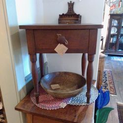 Antique Walnut Side Table