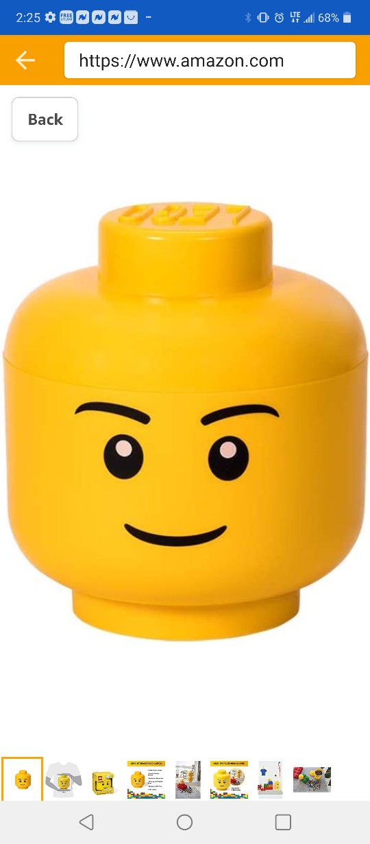 Lego Storage Head  Large 