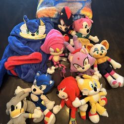 Sonic Plushies 