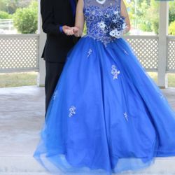 Royal Blue Quinceañera Dress