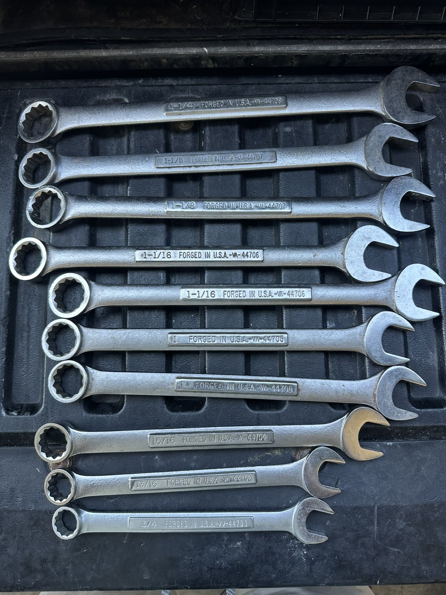 Craftsman USA SAE STANDARD WRENCHES