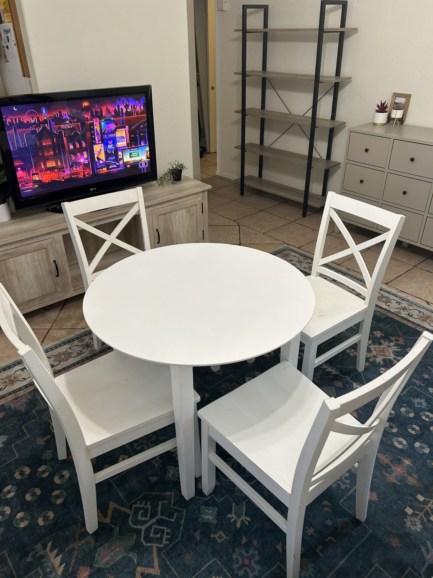 Table and chairs